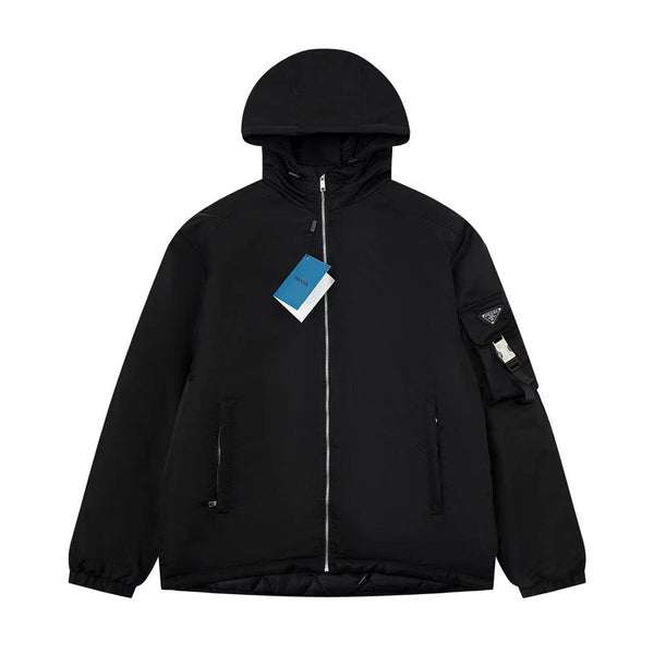 Prada Logo Zipper Hoodie