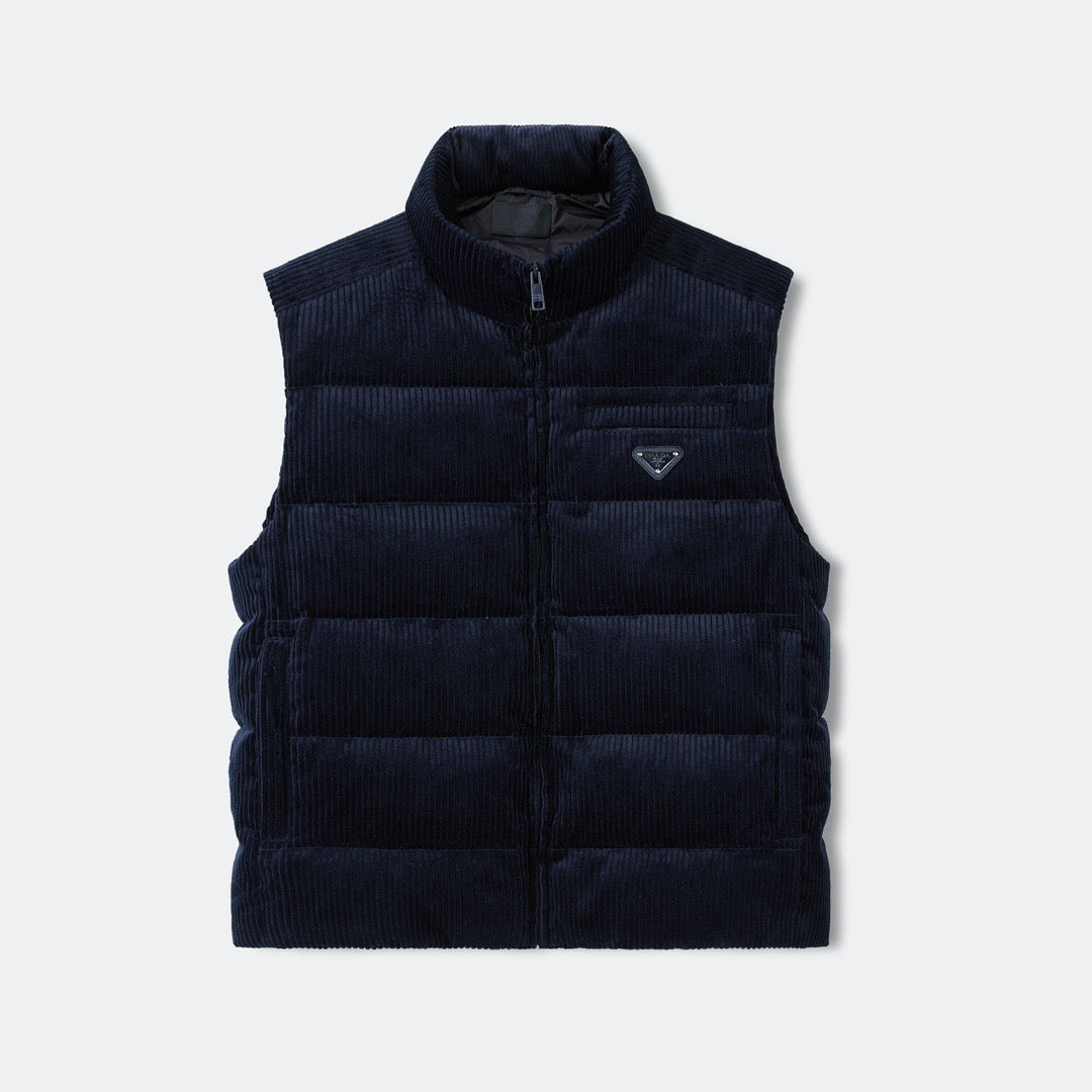 Prada Logo Puffer Vest