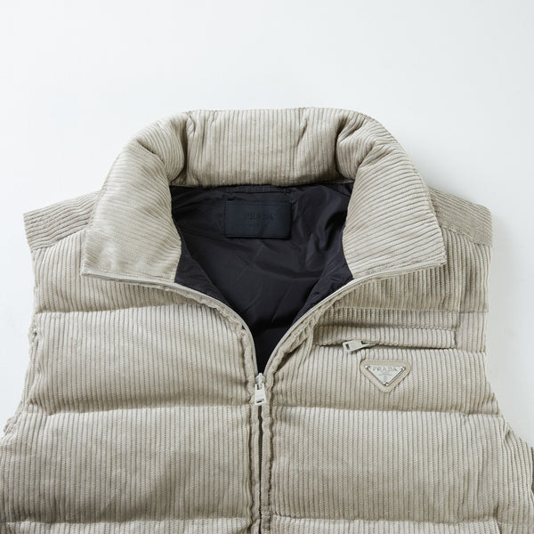 Prada Logo Puffer Vest