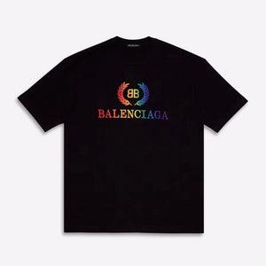 Balenciaga BB Logo Rainbow Tee