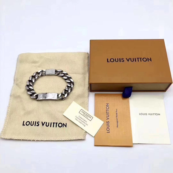 LOUIS VUITTON Monogram Chain Bracelet
