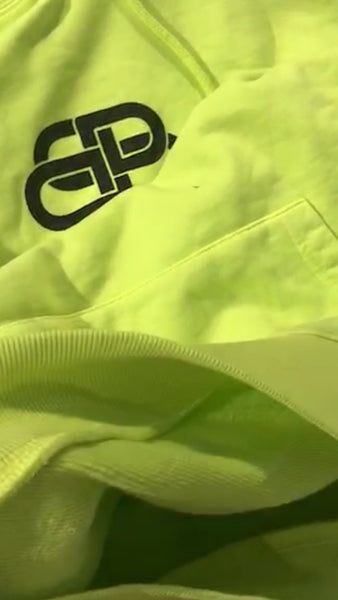 Balenciaga BB 19FW Neon Oversized Hoodie