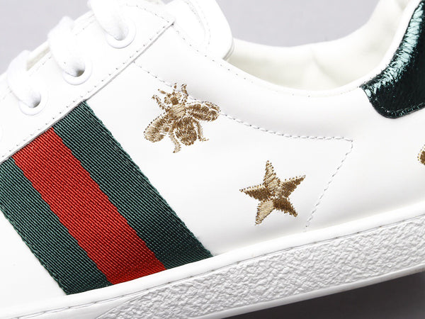 Gucci Bee Embroidered Low -PK PREMIUM-