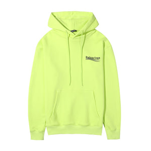 Balenciaga Campaign Logo Neon Hoodie