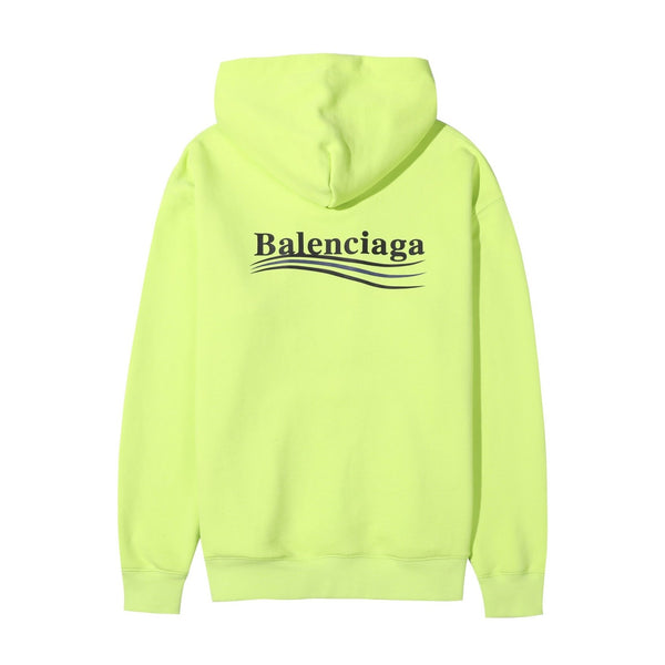 Balenciaga Campaign Logo Neon Hoodie