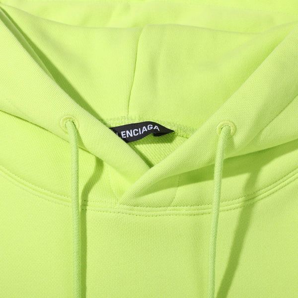 Balenciaga Campaign Logo Neon Hoodie