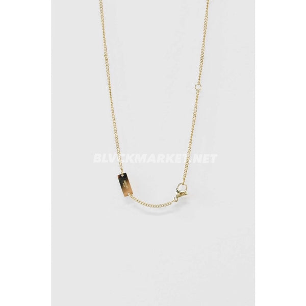 MONOGRAM CHARMS NECKLACE in Gold