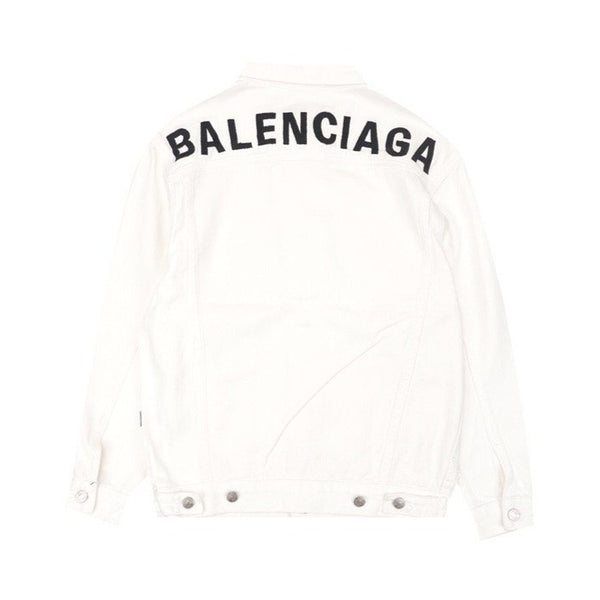 Balenciaga 20FW Embroidered Denim Jacket