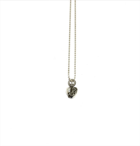 HEART PENDANT WITH BALL CHAIN NECKLACE