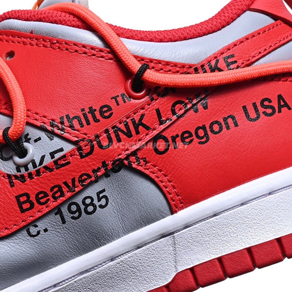 Off-White Nike Dunk Low University Red -OG PREMIUM-