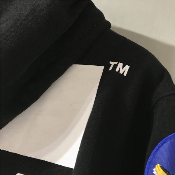 Off-White Patch Zip Hoodie