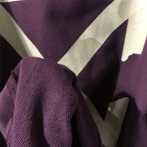 Off-White Tape Arrows Purple Sweater