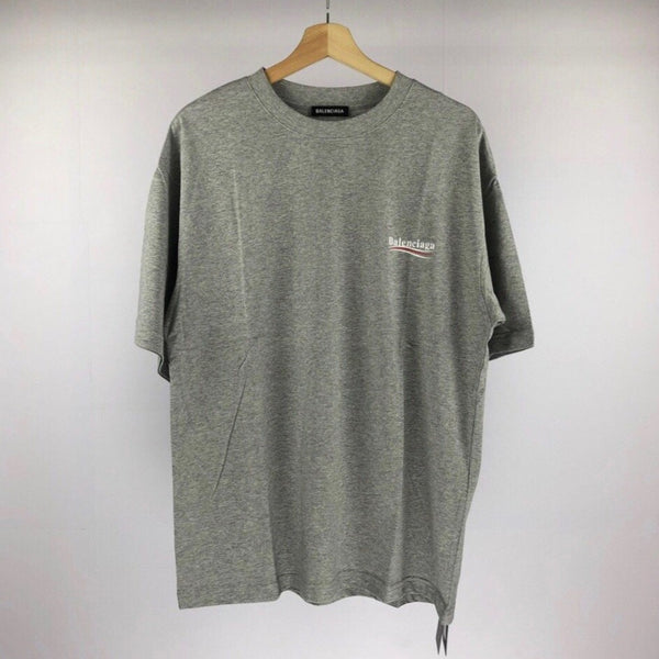 Balenciaga Campaign Logo Oversized Grey Tee [UPDATED]