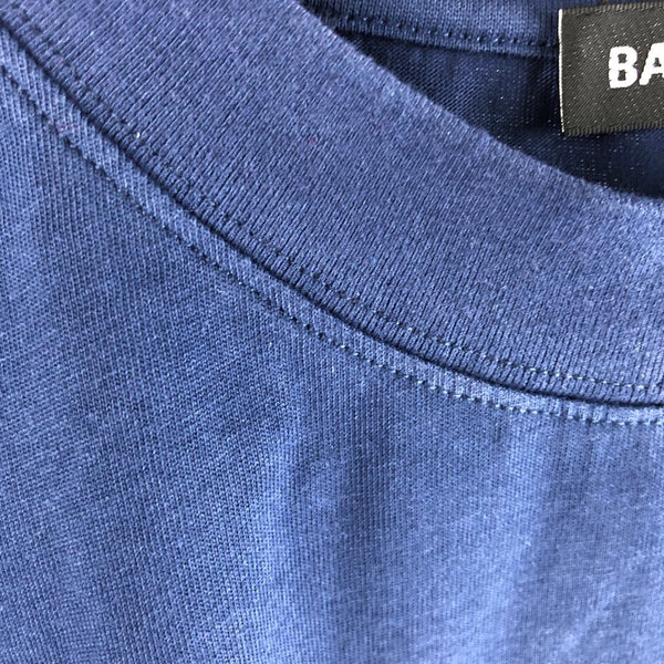 Balenciaga Campaign Logo Oversized Navy Tee [UPDATED]