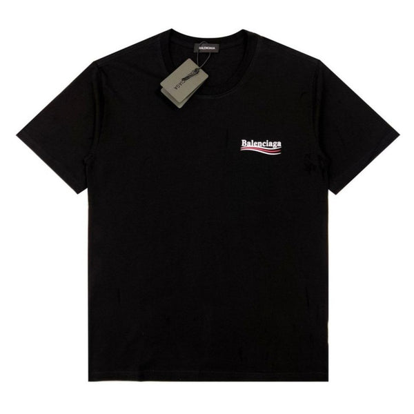 Balenciaga Campaign Logo Oversized Black Tee [UPDATED]