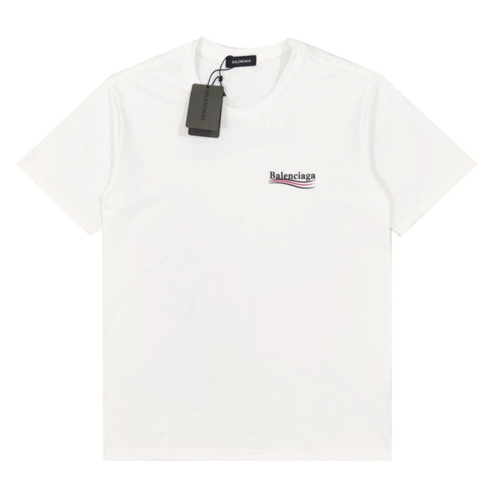 Balenciaga Campaign Logo Oversized White Tee [UPDATED]