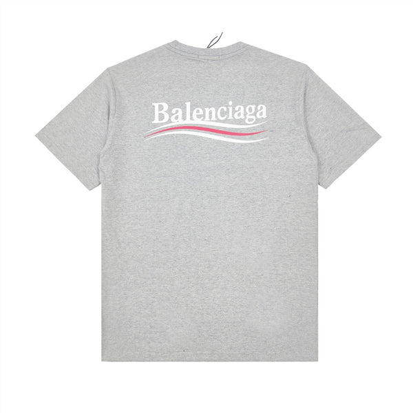 Balenciaga Campaign Logo Oversized Grey Tee [UPDATED]