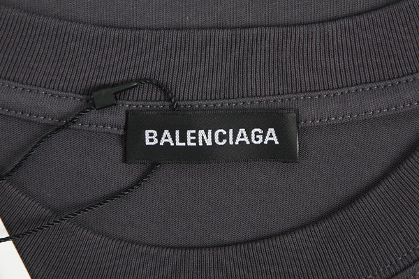 Balenciaga Campaign Logo Oversized Black Tee [UPDATED]