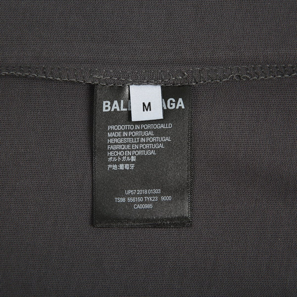 Balenciaga Campaign Logo Oversized Black Tee [UPDATED]