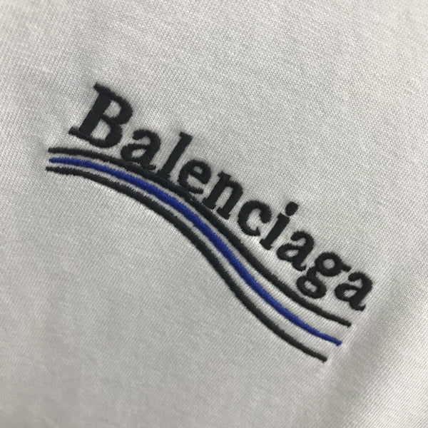 Balenciaga 21SS Campaign Logo Tee -EMBROIDERY LOGO-