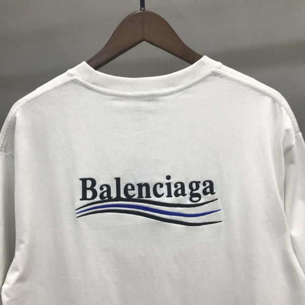 Balenciaga 21SS Campaign Logo Tee -EMBROIDERY LOGO-