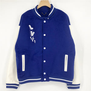 Louis Vuitton Blue Varsity Jacket