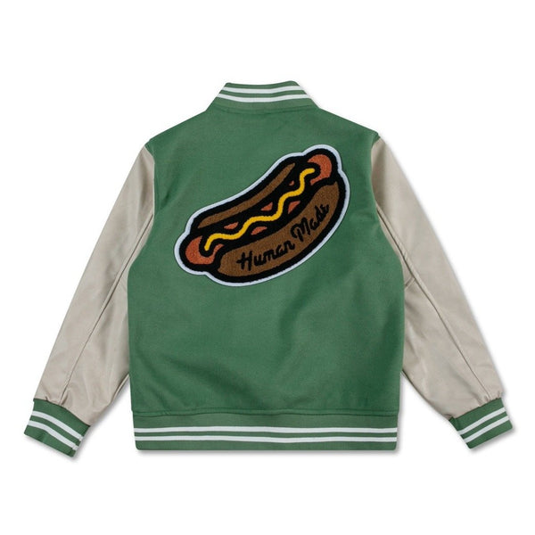 Human Made Tiger Green Varsity Jacket