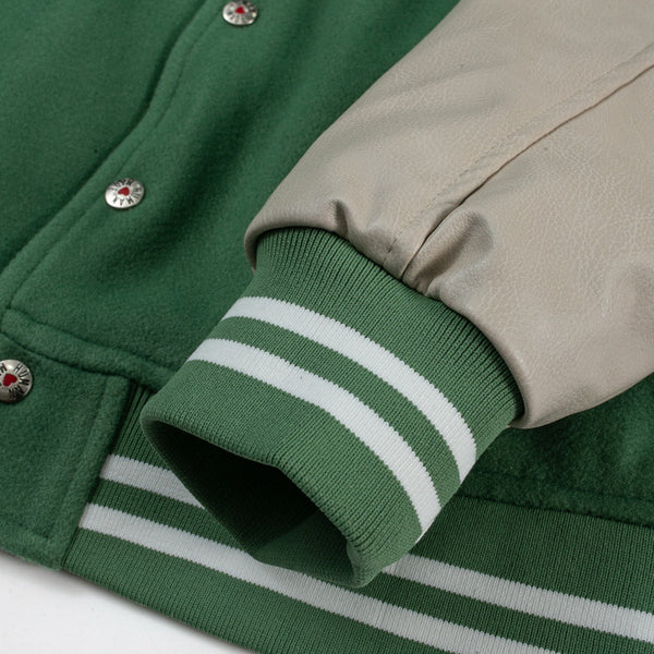 Human Made Tiger Green Varsity Jacket