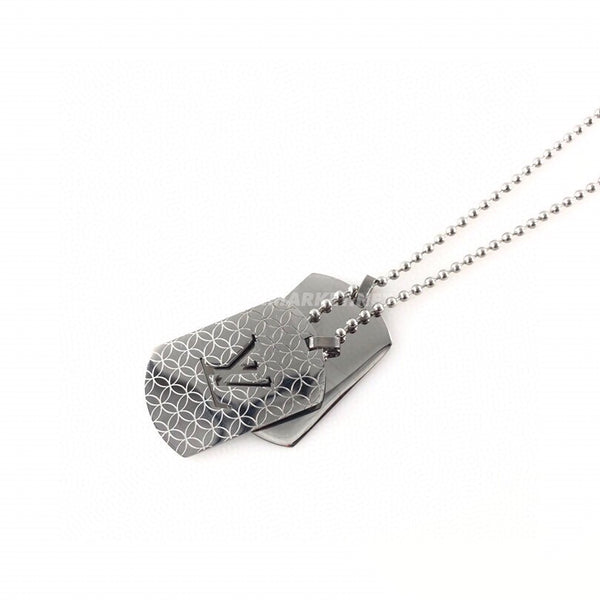 LV TAG PLATE NECKLACE