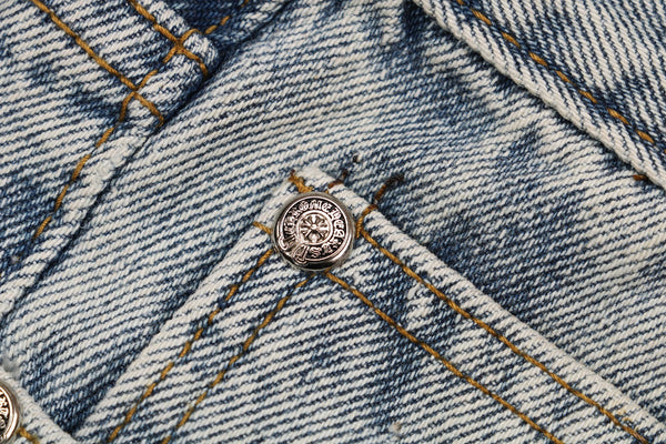 Chrome Hearts Vintage Patchwork Denim Jeans
