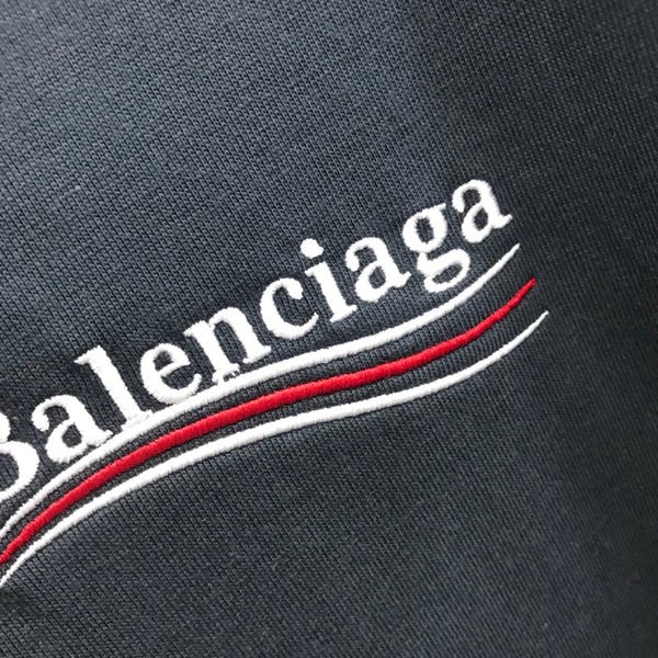 Balenciaga 21SS Campaign Logo Tee -EMBROIDERY LOGO-
