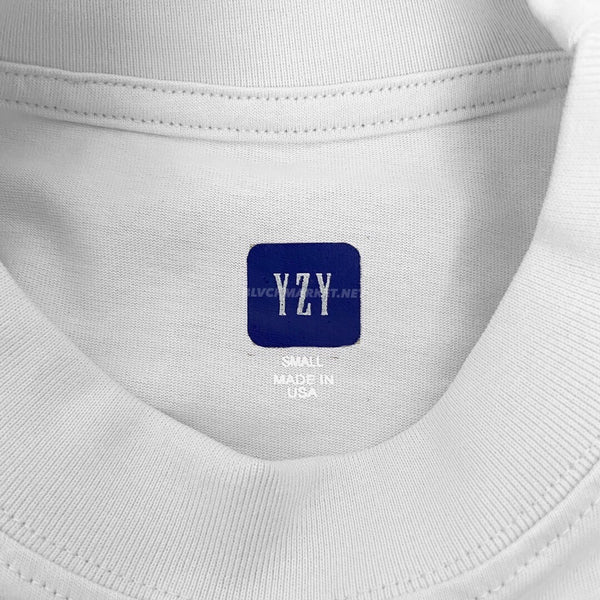 Yeezy x GAP Logo 3/4 Sleeve Tee White