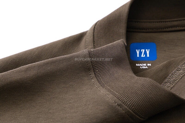 Yeezy x GAP Logo 3/4 Sleeve Tee Beige