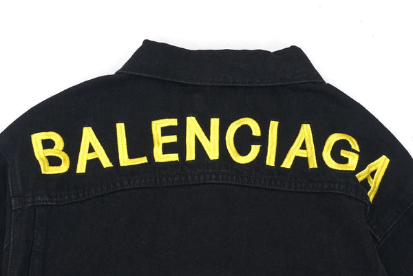 Balenciaga 20FW Embroidered Denim Jacket