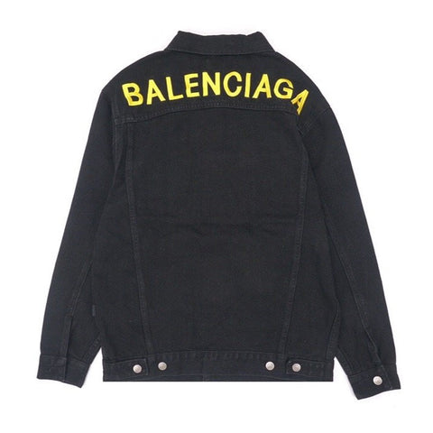 Balenciaga 20FW Embroidered Denim Jacket