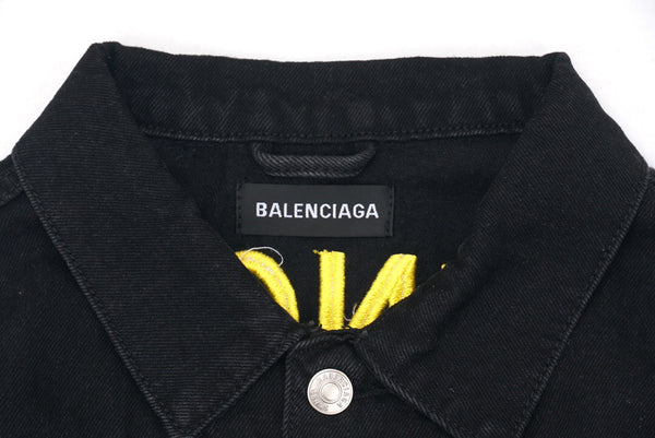 Balenciaga 20FW Embroidered Denim Jacket