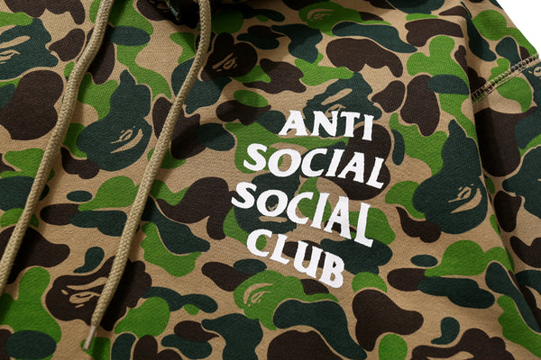Bape x Anti Social Social Club ASSC Camo Hoodie