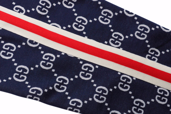Gucci Tapered Striped Logo-Intarsia Track Pants
